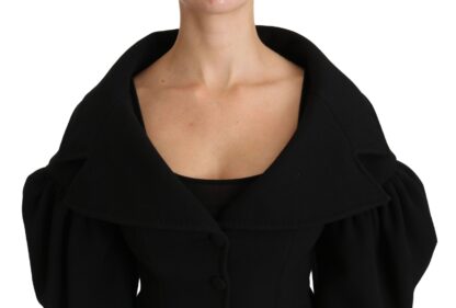 Dolce & Gabbana - Elegant Black Virgin Wool Coat