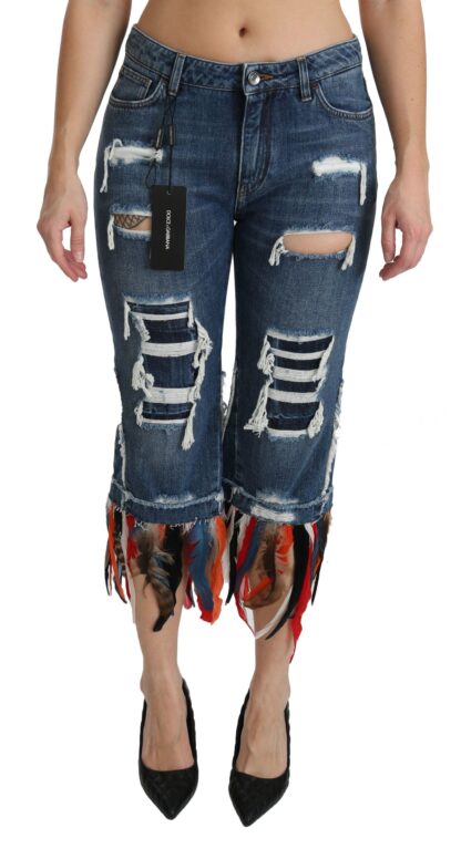 Dolce & Gabbana - Chic Low Waist Cropped Jeans