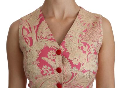 Dolce & Gabbana - Elegant Silk Blend V-Neck Vest Top