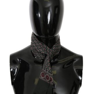 Dolce & Gabbana - Elegant Black Polka Dot Silk Bow Tie