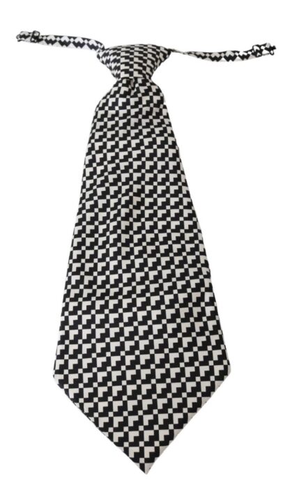 Dolce & Gabbana - Elegant Black Patterned Silk Tie