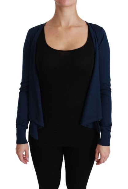 Dolce & Gabbana - Elegant Blue Cashmere-Silk Cardigan