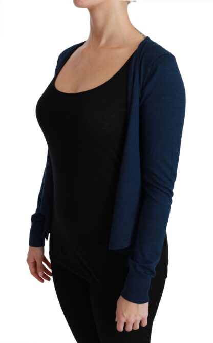 Dolce & Gabbana - Elegant Blue Cashmere-Silk Cardigan