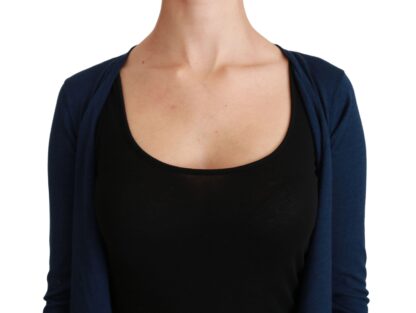 Dolce & Gabbana - Elegant Blue Cashmere-Silk Cardigan