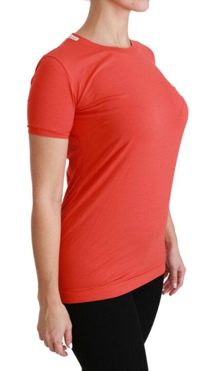 Dolce & Gabbana - Elegant Red Crewneck Short Sleeve Tee