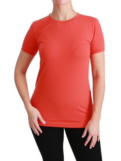 Dolce & Gabbana - Elegant Red Crewneck Short Sleeve Tee