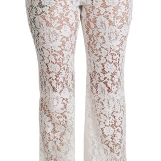 Dolce & Gabbana - Chic Hen Chicken Print Silk Pants