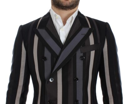 Dolce & Gabbana - Elegant Striped Wool Slim Fit Blazer