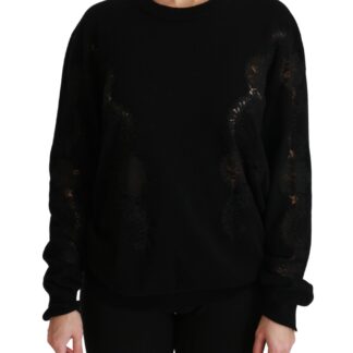 Dolce & Gabbana - Elegant Black Silk Short Sleeve Blouse