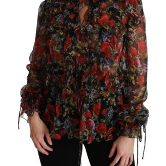 Dolce & Gabbana - Elegant Black Stretch Blouse Top