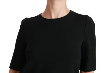 Dolce & Gabbana - Elegant Black Stretch Blouse Top