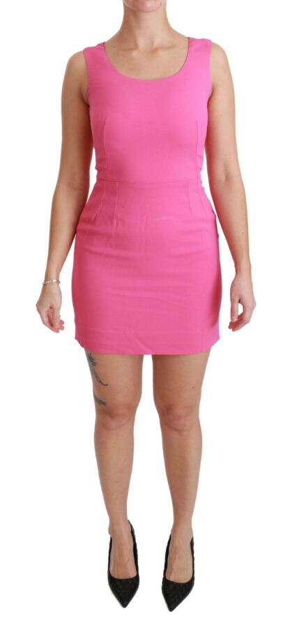 Dolce & Gabbana - Chic Pink Sheath Mini Bodycon Dress