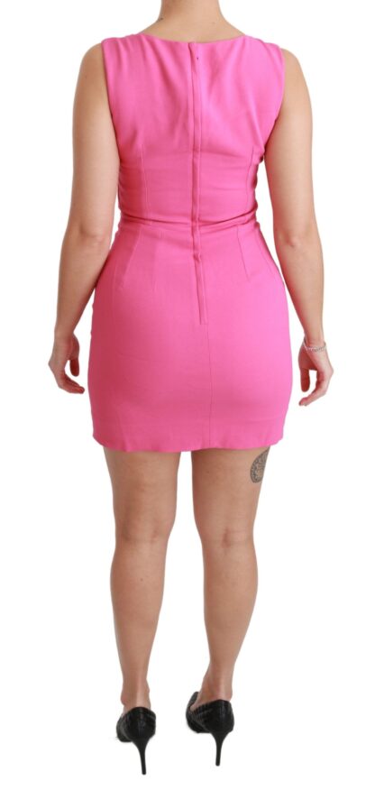 Dolce & Gabbana - Chic Pink Sheath Mini Bodycon Dress