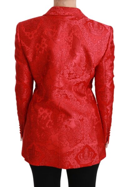 Dolce & Gabbana - Red Floral Angel Pattern Blazer