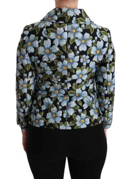 Dolce & Gabbana - Elegant Floral Brocade Blazer Coat Jacket