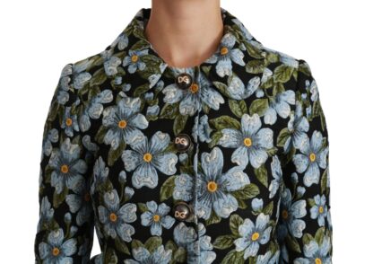 Dolce & Gabbana - Elegant Floral Brocade Blazer Coat Jacket