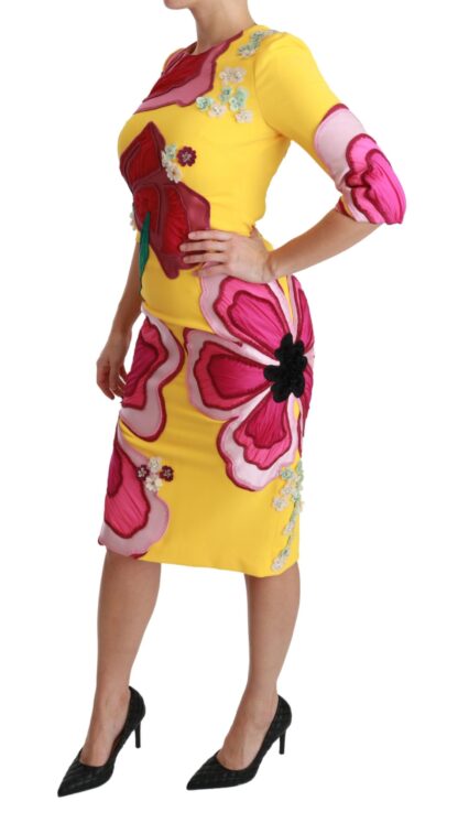 Dolce & Gabbana - Sunshine Bloom Sheath Knee-Length Dress