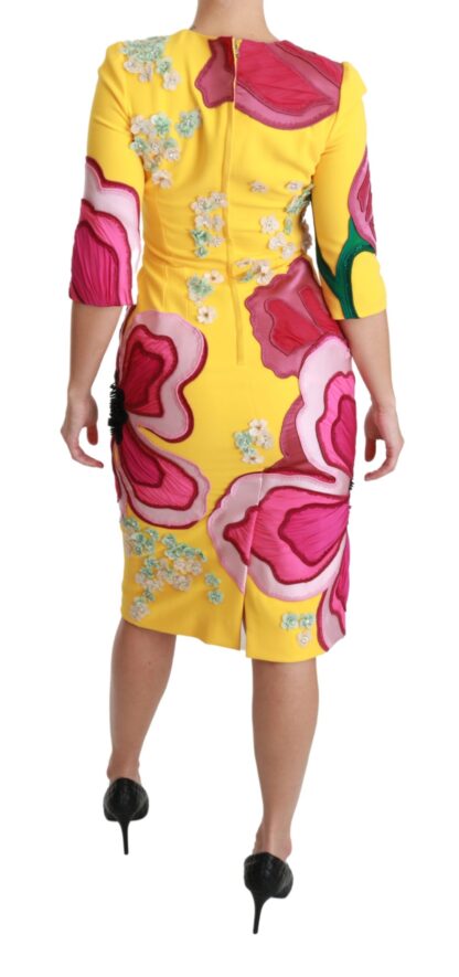 Dolce & Gabbana - Sunshine Bloom Sheath Knee-Length Dress