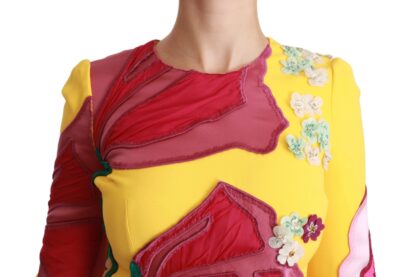 Dolce & Gabbana - Sunshine Bloom Sheath Knee-Length Dress