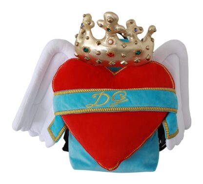 Dolce & Gabbana - Jeweled Heart Wings Backpack