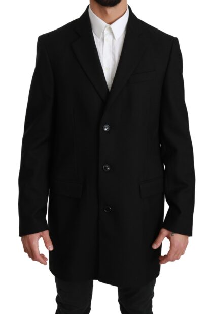 Dolce & Gabbana - Elegant Black Wool Formal Blazer