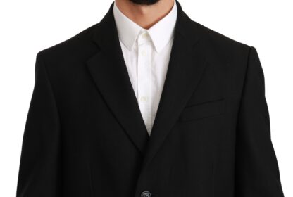 Dolce & Gabbana - Elegant Black Wool Formal Blazer