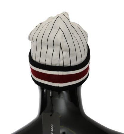 Dolce & Gabbana - Embroidered Cotton Beanie - 'King of My Life'