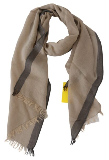 Costume National - Elegant Beige Cotton Scarf for Women