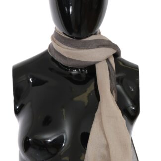 Costume National - Elegant Gray Cotton Men's Scarf