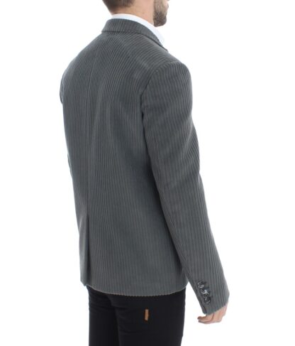 Dolce & Gabbana - Elegant Gray Manchester Blazer Jacket