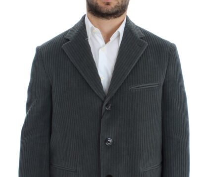 Dolce & Gabbana - Elegant Gray Manchester Blazer Jacket