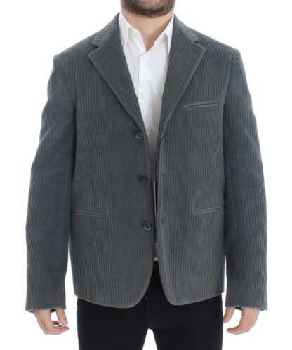 Dolce & Gabbana - Elegant Gray Manchester Blazer Jacket