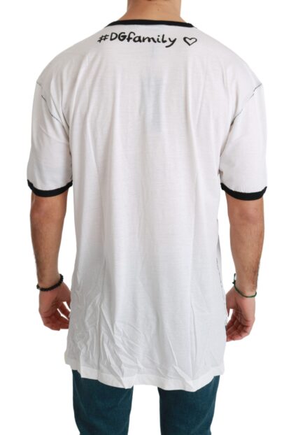 Dolce & Gabbana - Elegant White Silk-Blend Men's T-Shirt