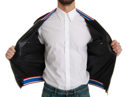 Dolce & Gabbana - Elegant Multicolor Motive Bomber Jacket