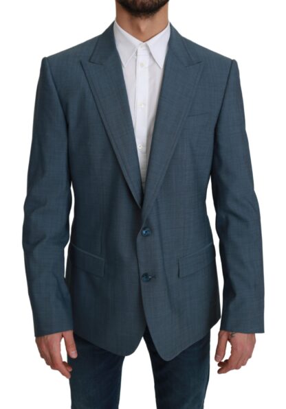 Dolce & Gabbana - Elegant Light Blue Slim Fit Blazer