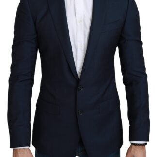 Dolce & Gabbana - Elegant Black Virgin Wool Formal Blazer