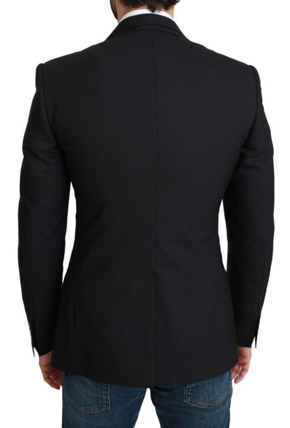 Dolce & Gabbana - Elegant Black Virgin Wool Formal Blazer