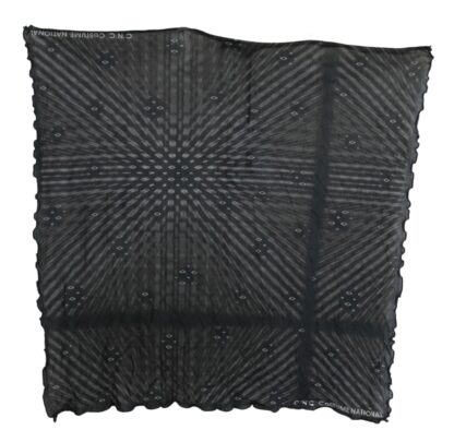 Costume National - Elegant Black Striped Men's Viscose Scarf