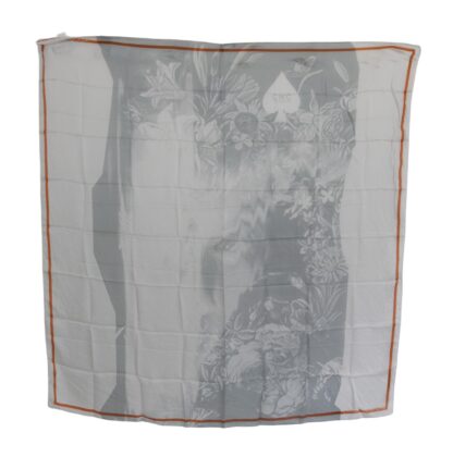 Costume National - Elegant Floral Printed Silk Scarf