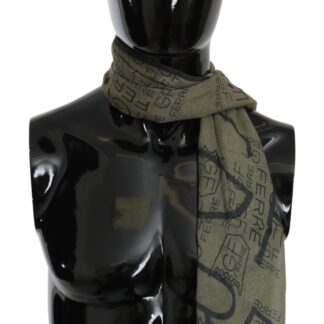 Costume National - Chic Silk Scarf Bandana Hat in Monochrome