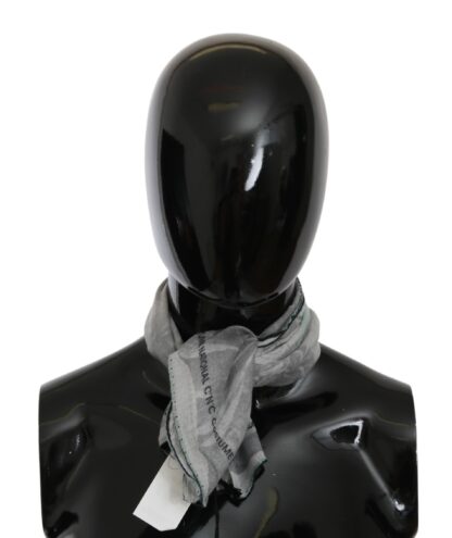 Costume National - Elegant Gray Silk Scarf for Women