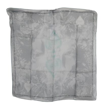 Costume National - Elegant Gray Silk Scarf for Women