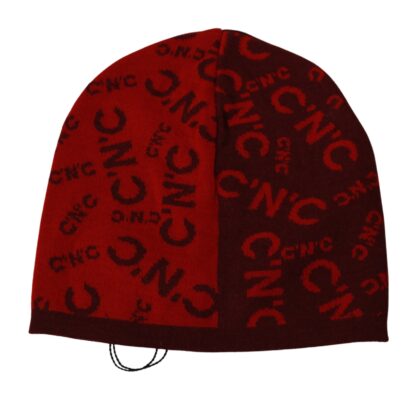 Costume National - Chic Red Beanie Wool Blend