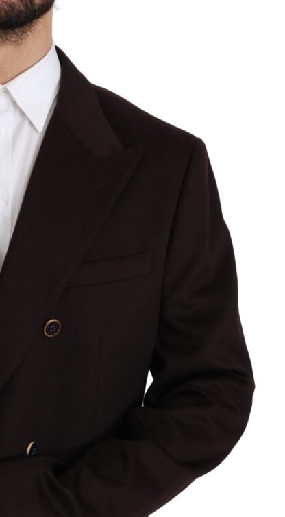 Dolce & Gabbana - Elegant Bordeaux Taormina Cashmere Blazer