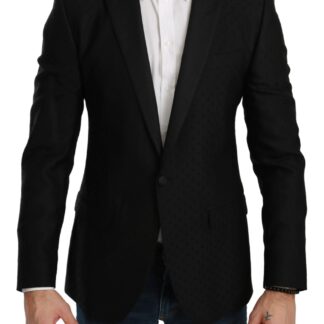 Dolce & Gabbana - Elegant Blue Fantasy Pattern Blazer