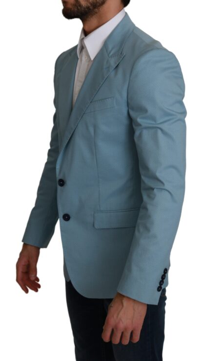 Dolce & Gabbana - Elegant Blue Fantasy Pattern Blazer