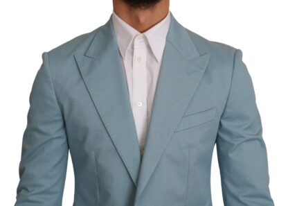 Dolce & Gabbana - Elegant Blue Fantasy Pattern Blazer