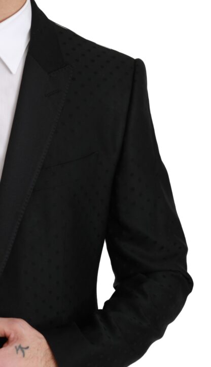 Dolce & Gabbana - Polka Dotted Slim Fit Martini Jacket