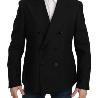 Dolce & Gabbana - Elegant Brown Virgin Wool Martini Blazer