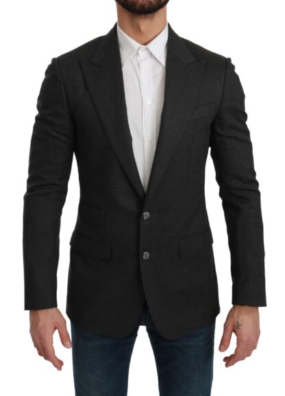 Dolce & Gabbana - Elegant Gray Slim Fit Formal Blazer